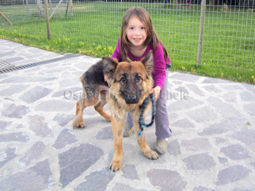 Milla con mia figlia