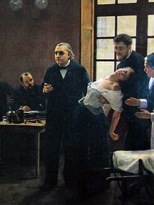 J.M. Charcot in una delle sue lezioni